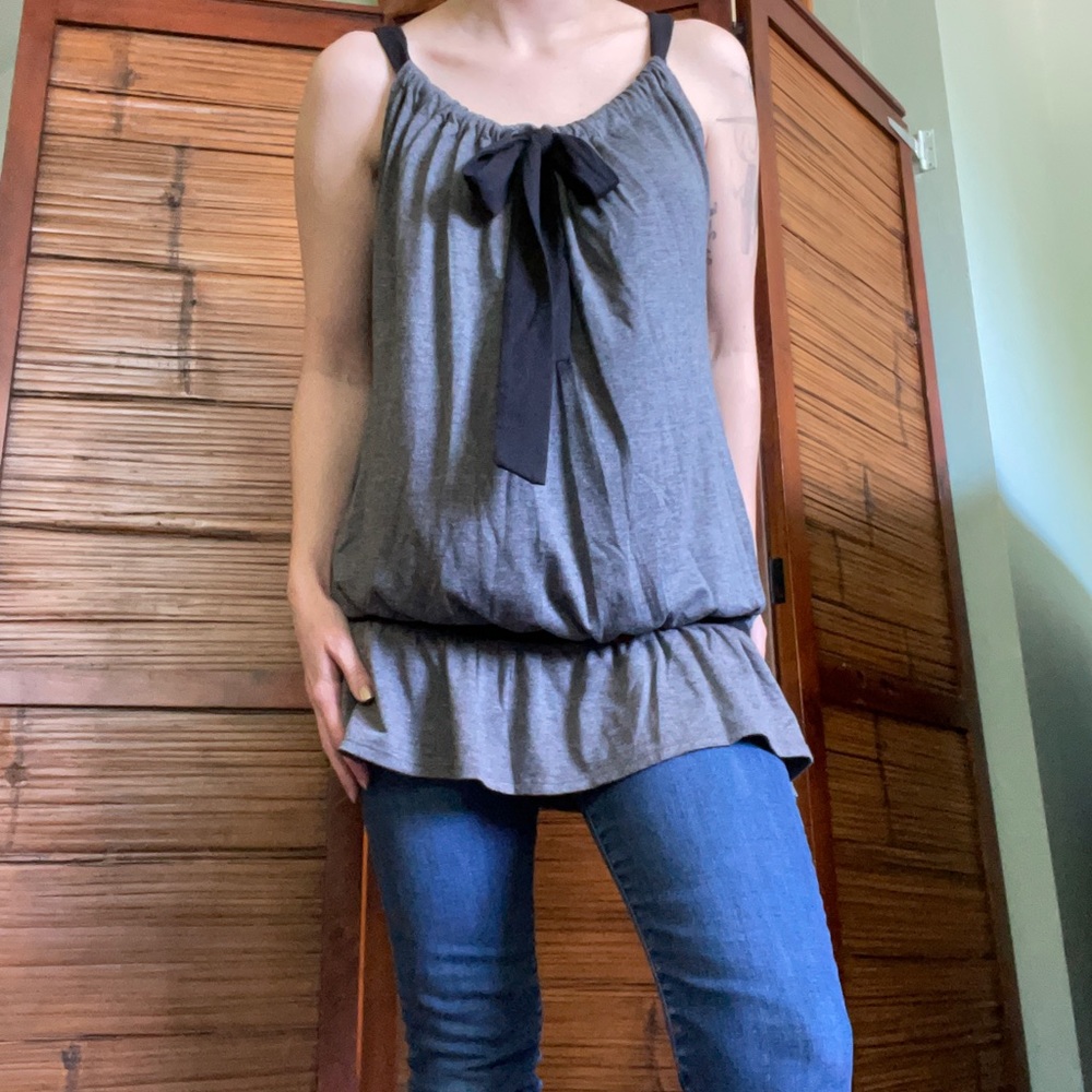 Gray and Black Tunic by blu heaven